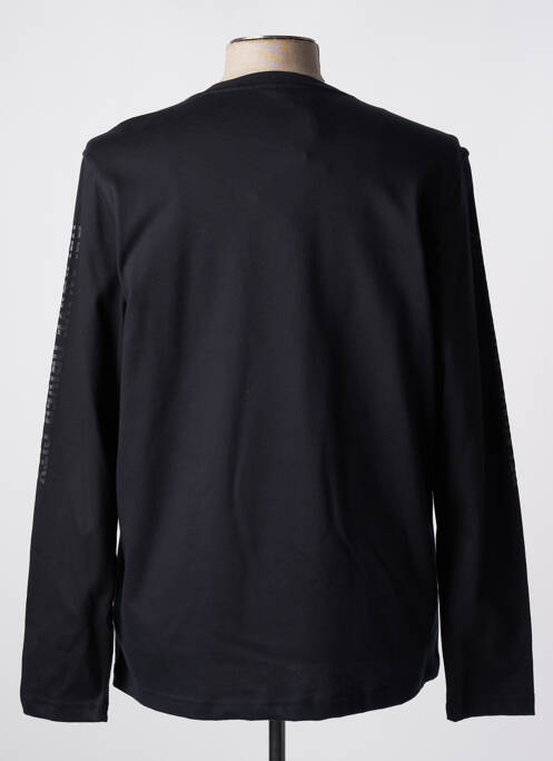 Tricou negru DELAHAYE bărbat