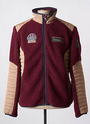 Geacă roșu granat DELAHAYE bărbat