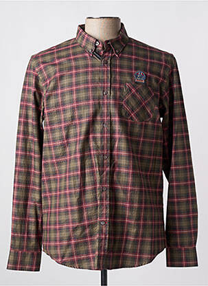 Cămașă cu mâneci lungi kaki DELAHAYE bărbat