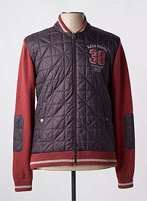 Vestă cu mâneci lungi roșu granat DELAHAYE bărbat