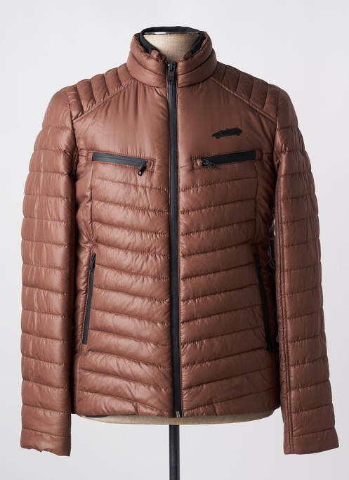 Geacă matlasată maro închis DELAHAYE bărbat