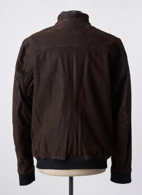 Geacă maro închis DELAHAYE bărbat