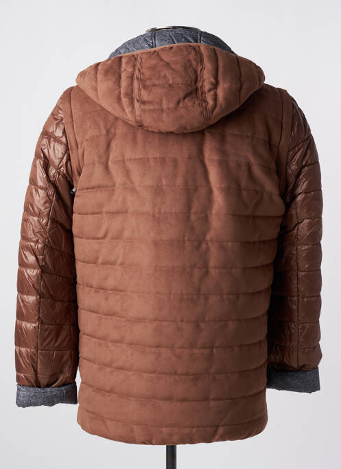 Geacă matlasată maro închis DELAHAYE bărbat