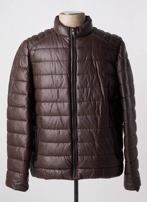 Geacă matlasată maro închis DELAHAYE bărbat