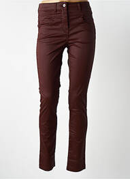 Pantalon slim roșu granat DELAHAYE femme