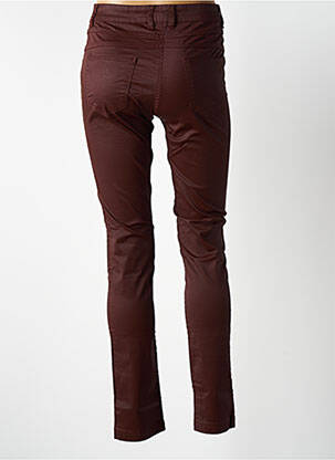 Pantalon slim roșu granat DELAHAYE femeie