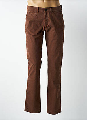 Pantalon chino maro închis DELAHAYE bărbat