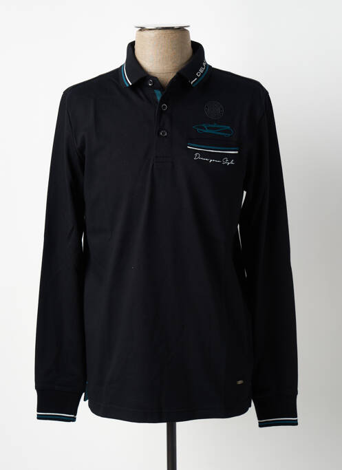 Polo negru DELAHAYE bărbat