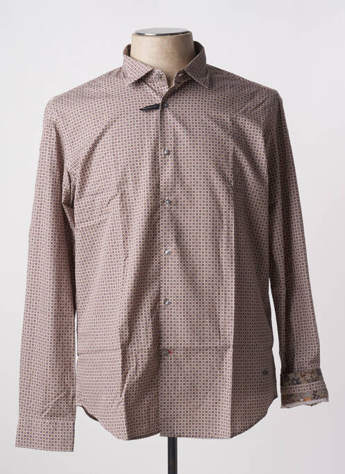 Cămașă cu mâneci lungi bej deschis DELAHAYE bărbat