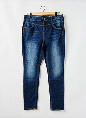 Blugi cu croială slim albastru STREET ONE femeie