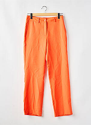 Pantalon drept portocalie ONLY femeie