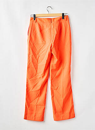 Pantalon drept portocalie ONLY femeie