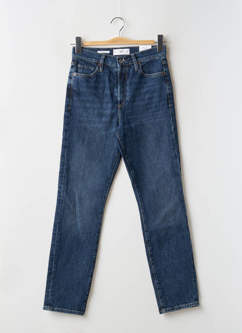 Blugi cu croială slim albastru MANGO femeie