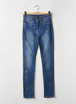 Blugi skinny albastru ASTRID BLACK LABEL femeie