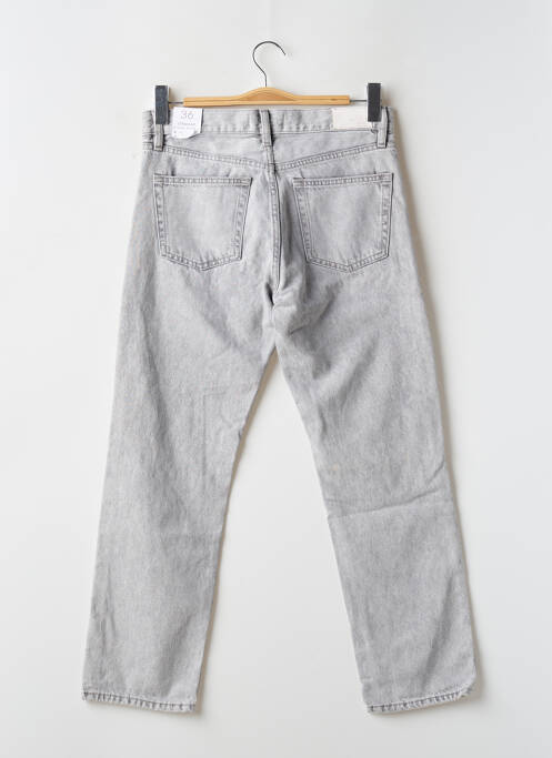 Blugi cu croială dreaptă gri MANGO femeie