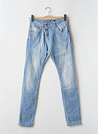 Blugi skinny albastru PLEASE femme