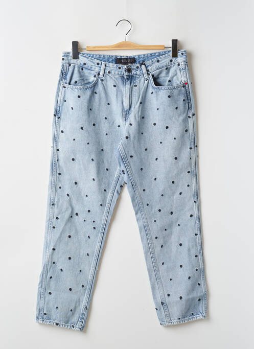 Blugi cu croială slim albastru SCOTCH & SODA femeie