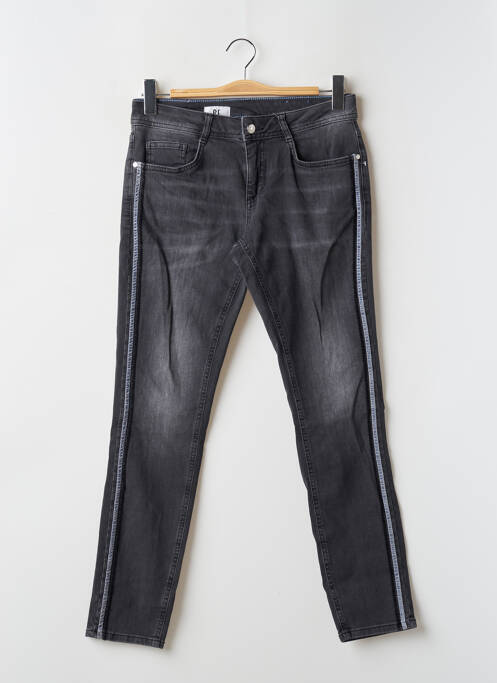 Blugi cu croială slim negru STREET ONE femeie