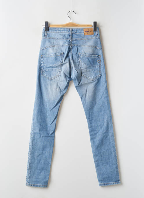 Blugi skinny albastru PLEASE femeie
