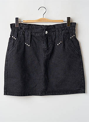 Fustă scurtă negru MORGAN femeie