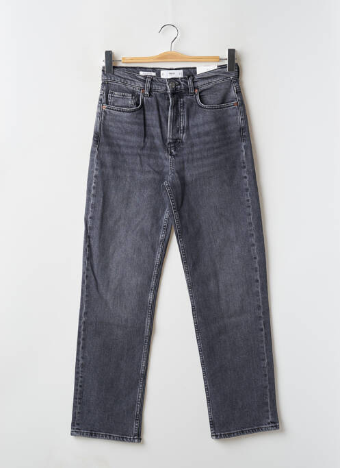 Blugi cu croială dreaptă negru MANGO femeie