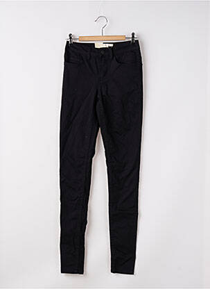 Pantalon slim negru PIECES femeie