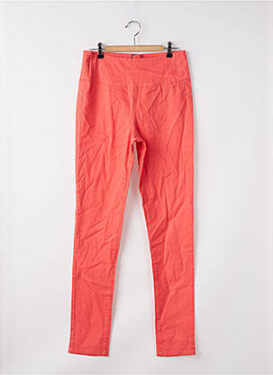 Pantalon slim roz PIECES femeie