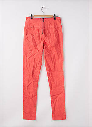 Pantalon slim roz PIECES femeie
