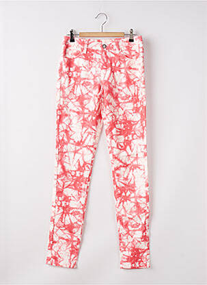 Pantalon slim roz PIECES femeie