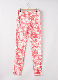 Pantalon slim roz PIECES femeie