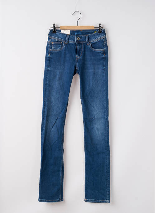 Blugi cu croială dreaptă albastru PEPE femeie