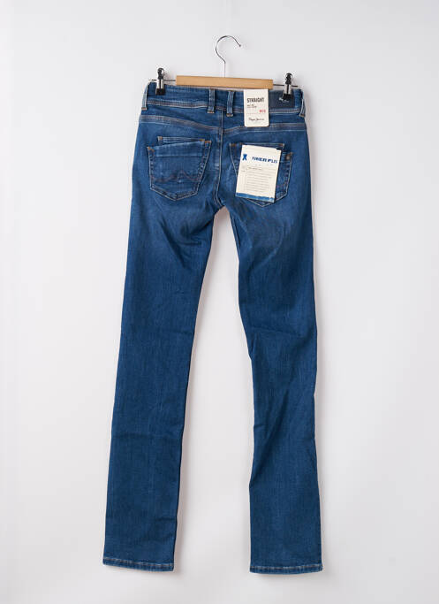 Blugi cu croială dreaptă albastru PEPE femeie