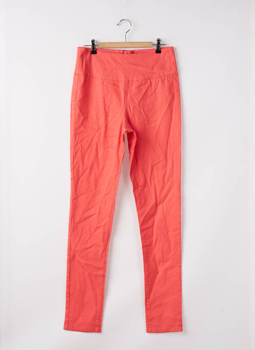 Pantalon slim roz PIECES femeie