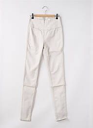 Pantalon slim gri PIECES femeie