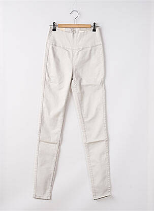 Pantalon slim gri PIECES femeie