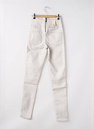 Pantalon slim gri PIECES femeie