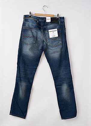 Blugi cu croială slim albastru JACK & JONES bărbat