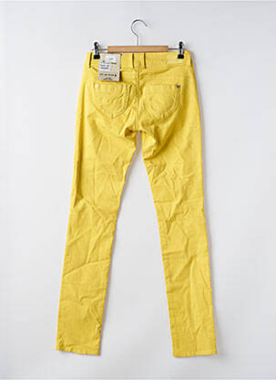 Pantalon slim galben PEPE femeie