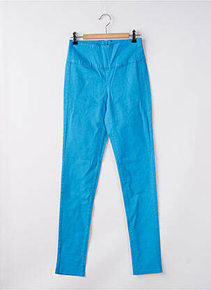 Pantalon slim albastru PIECES femeie