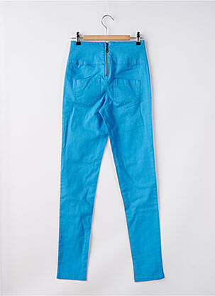 Pantalon slim albastru PIECES femeie