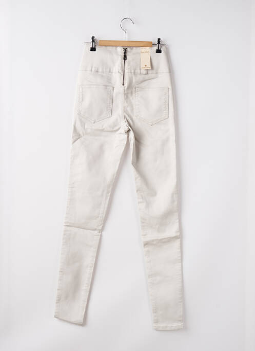 Pantalon slim gri PIECES femeie