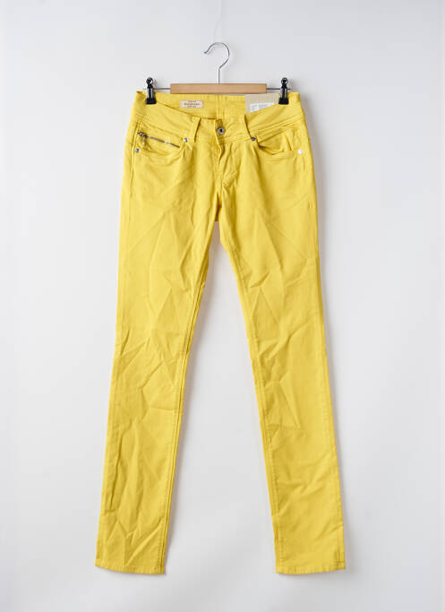 Pantalon slim galben PEPE femeie