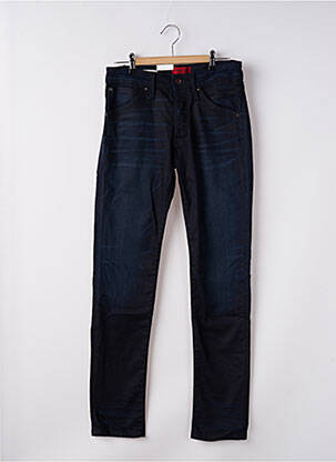 Blugi cu croială slim albastru JACK & JONES bărbat