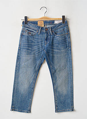 Pantalon trei sferturi albastru EDC femeie