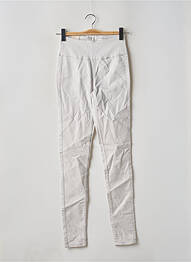 Pantalon slim bej PIECES femeie
