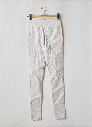 Pantalon slim bej PIECES femeie