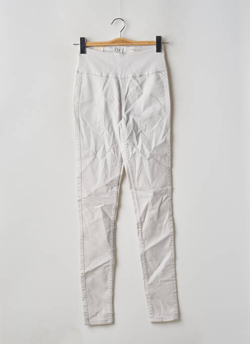 Pantalon slim bej PIECES femeie