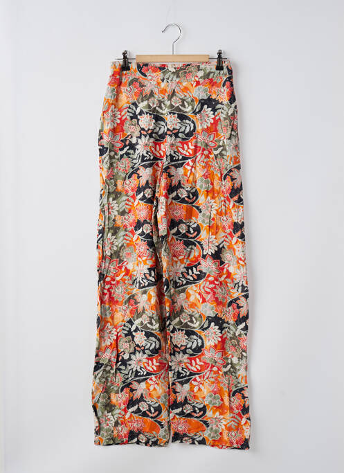 Pantalon drept portocaliu VERO MODA femeie