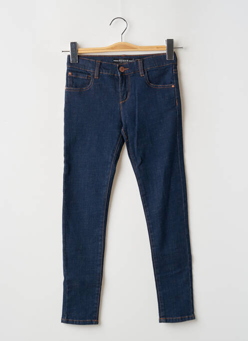 Blugi cu croială slim albastru GUESS fată