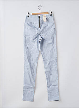 Pantalon slim albastru PIECES femeie
